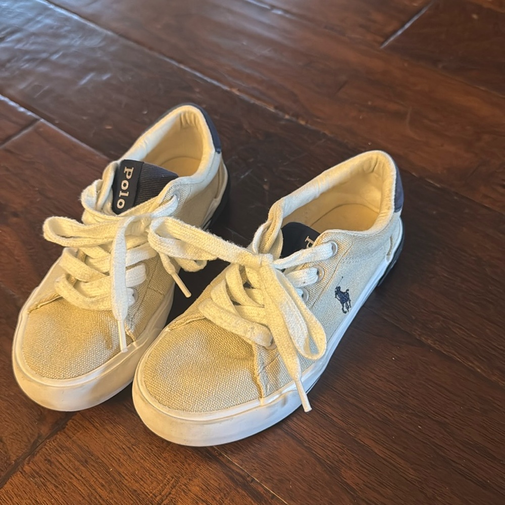 Polo by Ralph Lauren Kids Sneakers - Cream and Navy